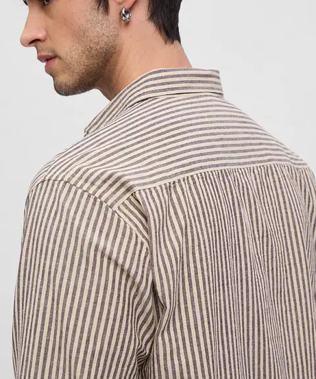 Stripes Sienna Cotton Linen Shirts