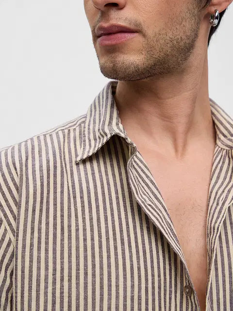 Stripes Sienna Cotton Linen Shirts