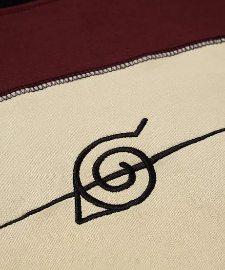 Naruto Shippuden Konoha Leaf Rogue Oversized Full Sleeve T-Shirts