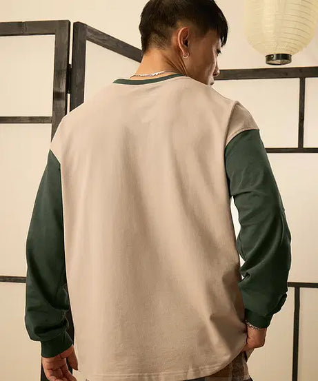 Naruto Shippuden Konoha Leaf Oversized Full Sleeve T-Shirts