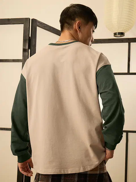 Naruto Shippuden Konoha Leaf Oversized Full Sleeve T-Shirts