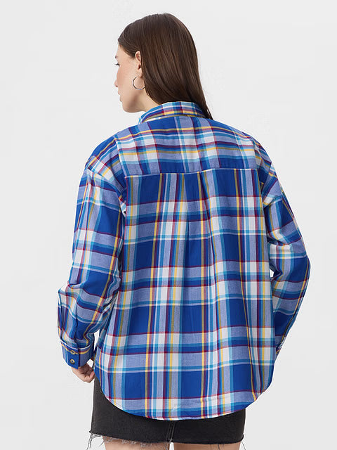 Plaid Avril Women Boyfriend Shirts