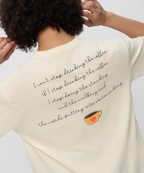 Gilmore Girls  Coffee Cups Women Oversized T-Shirts