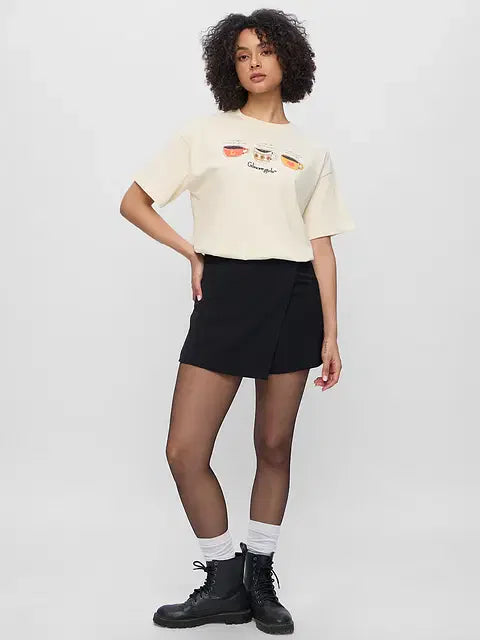 Coffee Cups Women Oversized T-Shirts