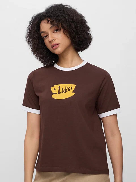 Gilmore Girls Luke's Women Relaxed Fit T-Shirts
