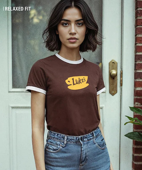 Gilmore Girls Luke's Women Relaxed Fit T-Shirts
