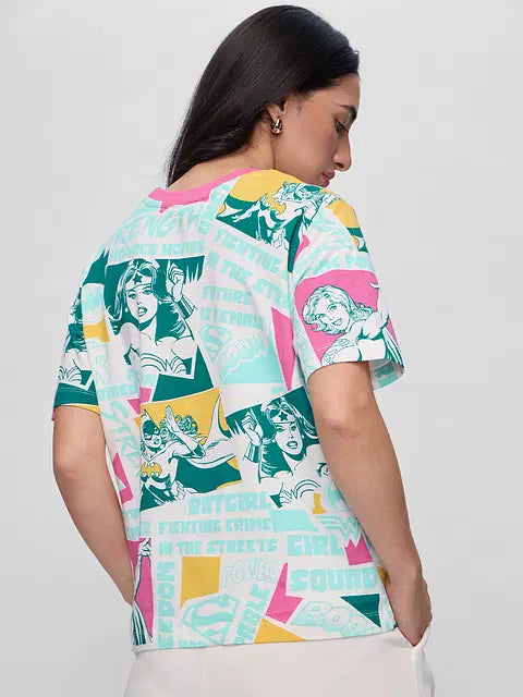 Girl Power Women Relaxed Fit T-Shirts