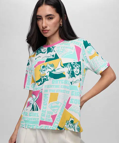 Girl Power Women Relaxed Fit T-Shirts
