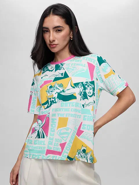 Girl Power Women Relaxed Fit T-Shirts