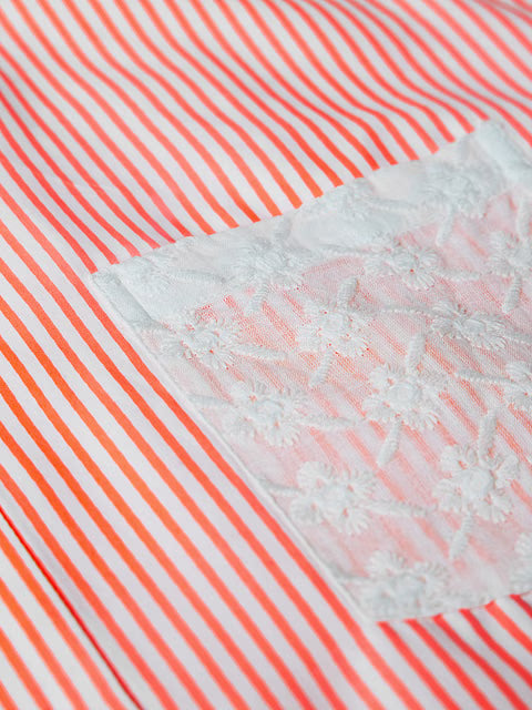 Striped Cider Women Boyfriend Shirts