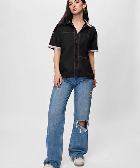 Embroidered Elixir Women Shirts