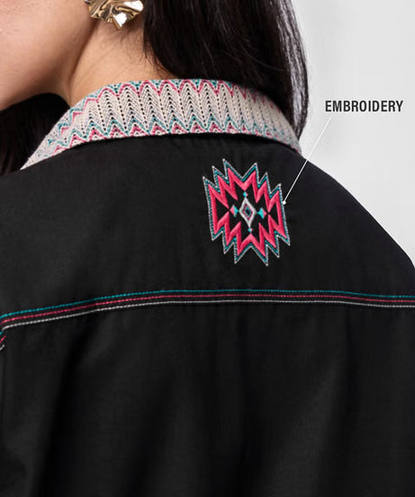 Embroidered Elixir Women Shirts