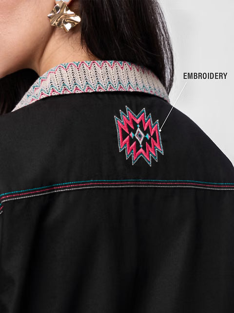 Embroidered Elixir Women Shirts