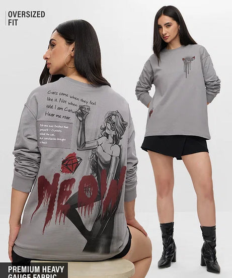 DC Catwoman Women Full Sleeve T-Shirts