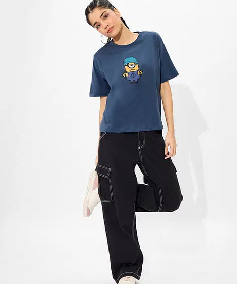 I Love Gru Women Relaxed Fit T-Shirts