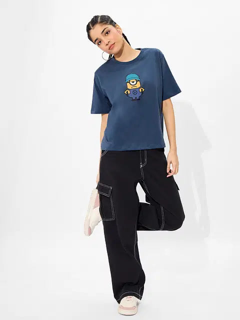 I Love Gru Women Relaxed Fit T-Shirts