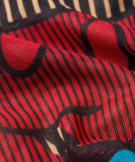 Mesh Mickey Mouse Abstract Women Boyfriend Shirts