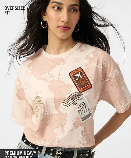 Travel Women Oversized T-Shirts