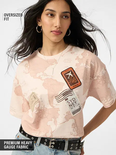 Travel Women Oversized T-Shirts