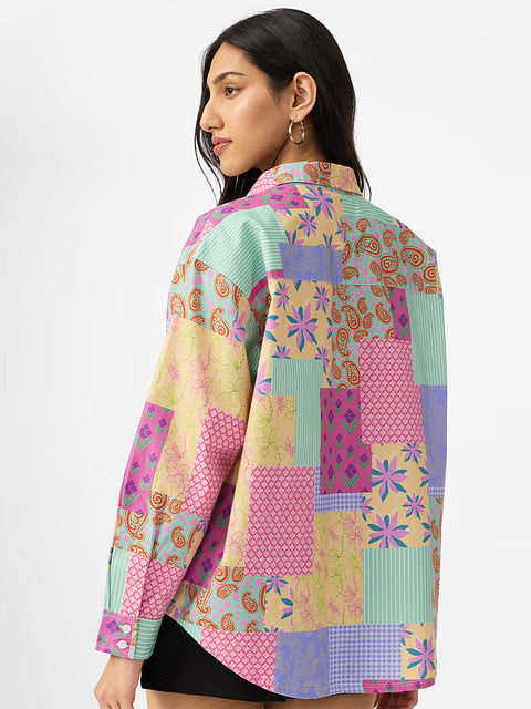 Pink Love Women Boyfriend Shirts