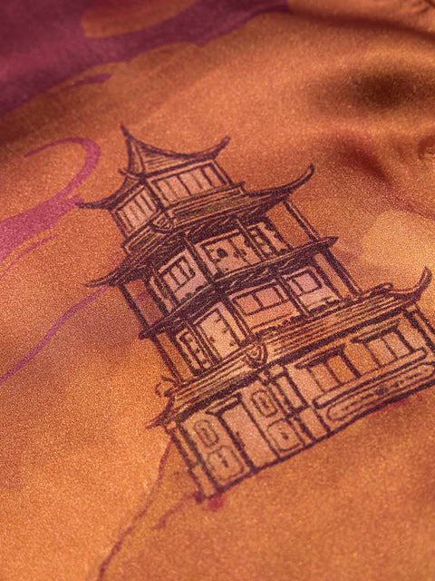 Satin Kung Fu Panda Women Shirts