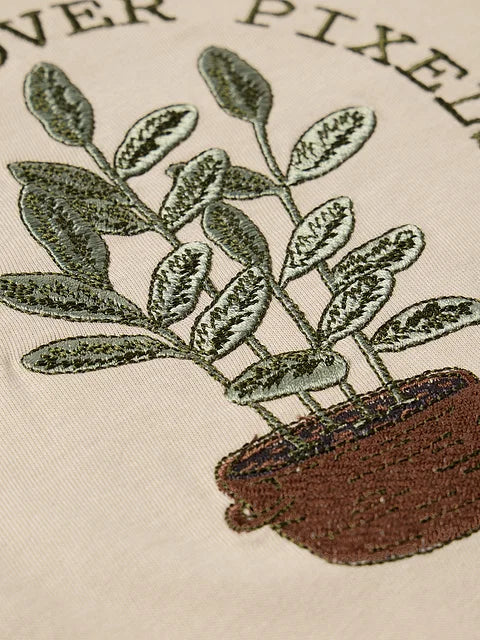 Plants Over Pixels Women Relaxed Fit T-Shirts