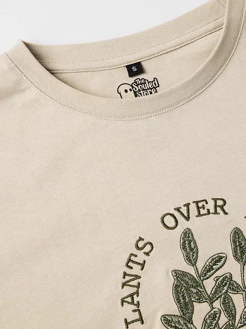 Plants Over Pixels Women Relaxed Fit T-Shirts