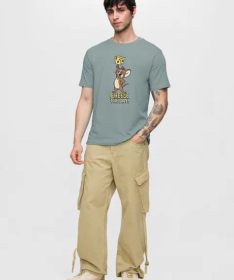 Tom And Jerry Cheese The Day T-Shirts