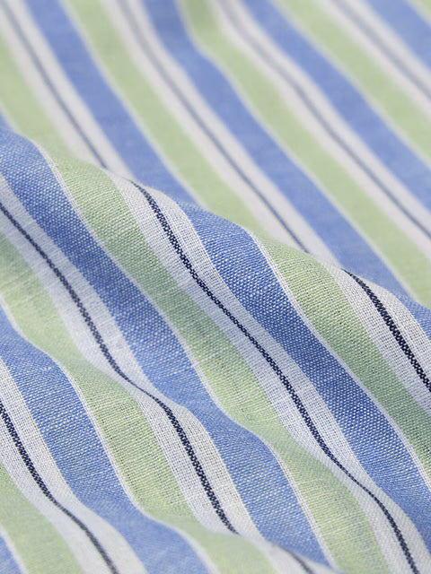 Stripe Siesta Women Boyfriend Shirts