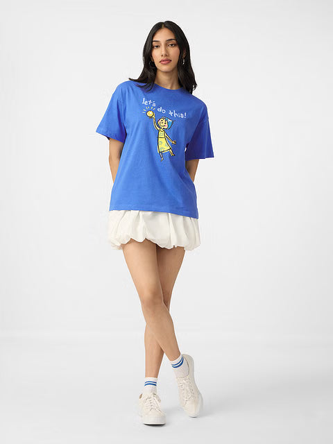 Inside Out Joy Women Oversized T-Shirts