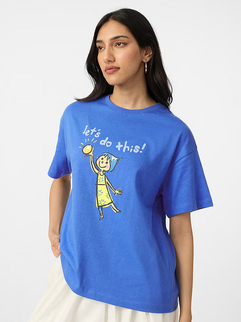 Inside Out Joy Women Oversized T-Shirts
