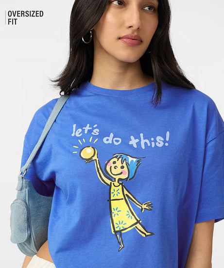 Inside Out Joy Women Oversized T-Shirts