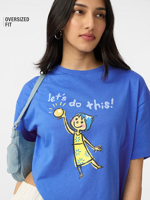 Inside Out Joy Women Oversized T-Shirts