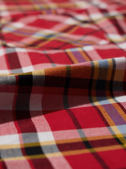 Plaid Shirt Phlox Women Boyfriend Shirts