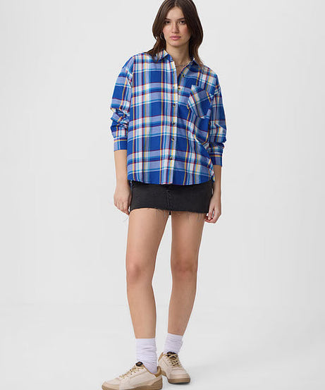 Plaid Avril Women Boyfriend Shirts