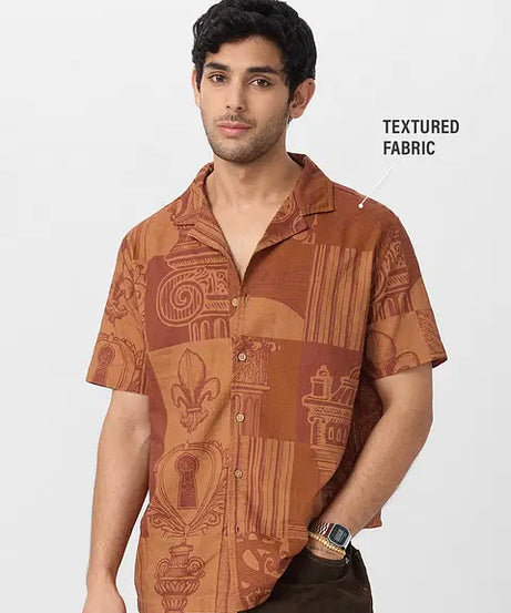 Mirage Men Textured Shirts