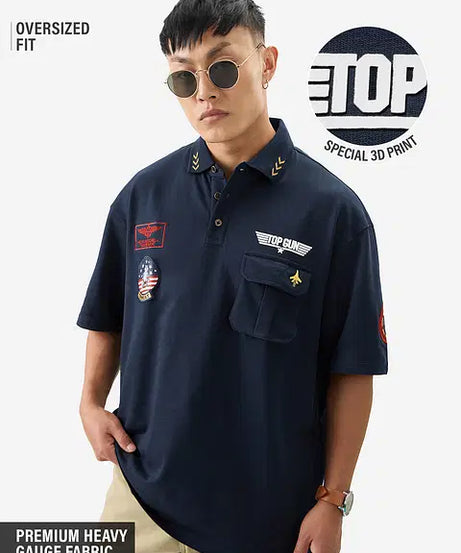 Top Gun Classic Oversized Polos