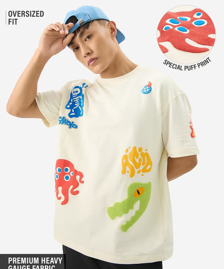 TSS Originals Acid Drip Oversized T-Shirts