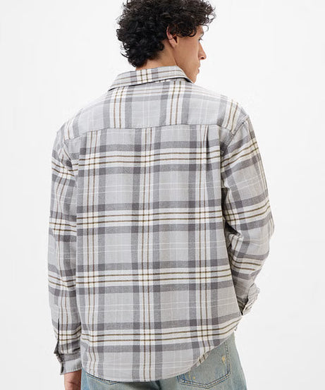 Plaid Storm Men Utility Shirts