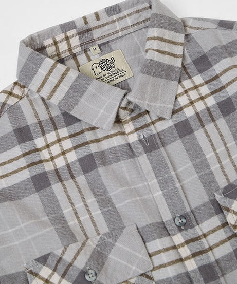 Plaid Storm Men Utility Shirts