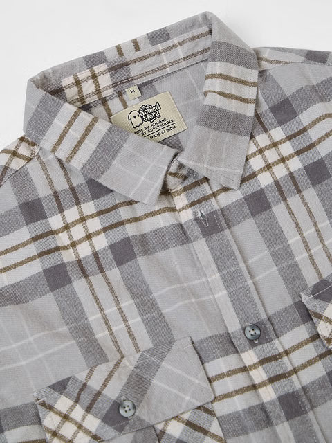 Plaid Storm Men Utility Shirts