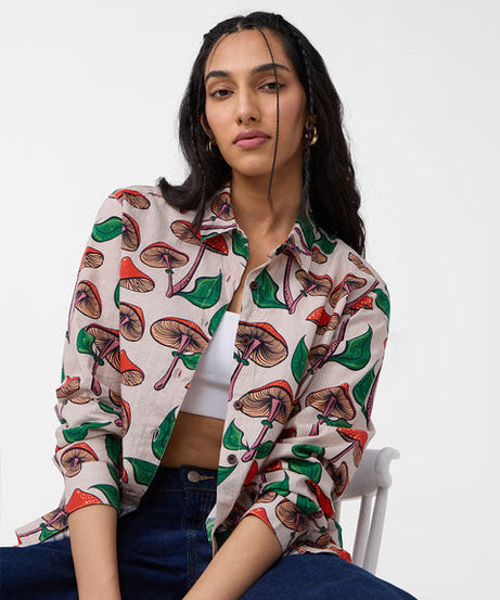 Mushrooms Women Shirts