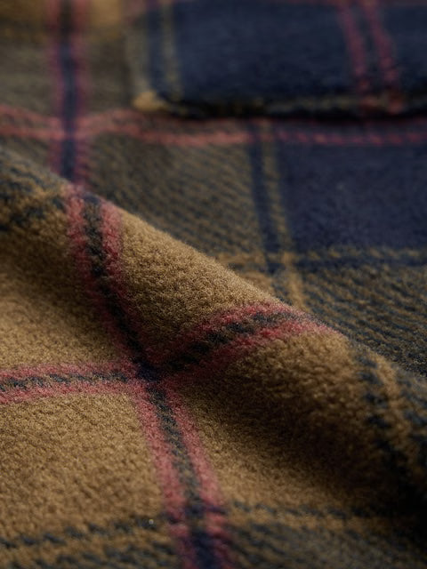 Plaid Mustard Men Shackets