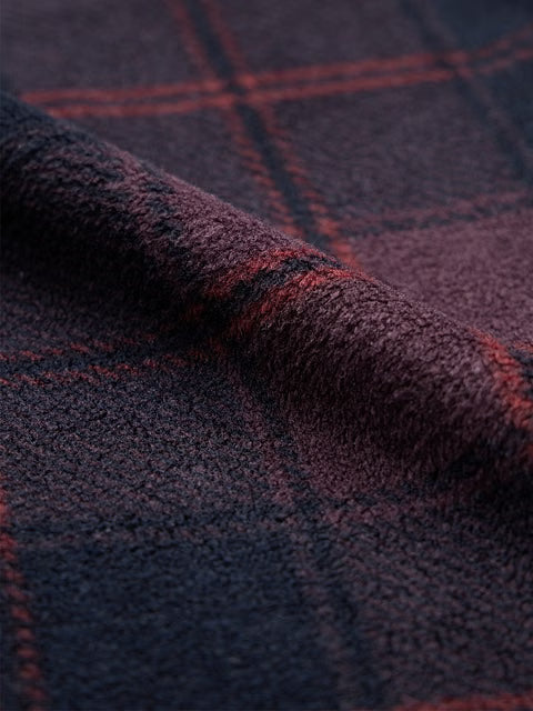 Plaid Sapphire Men Shackets