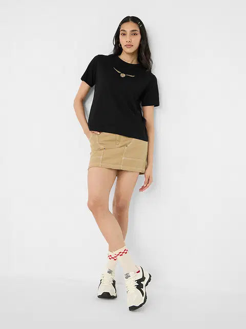 Golden Snitch Women Relaxed Fit T-Shirts