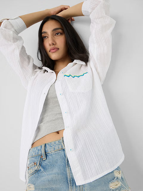 Textured Canary Women Shirts