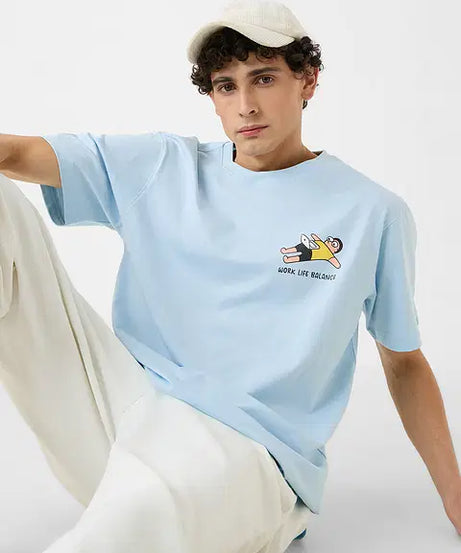 Work Life Balance Men Relaxed Fit T-Shirts