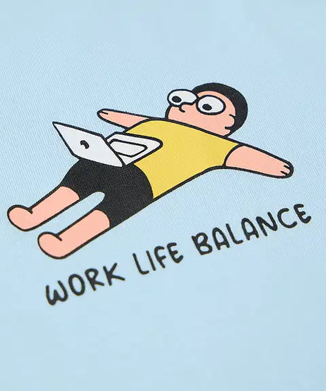 Work Life Balance Men Relaxed Fit T-Shirts