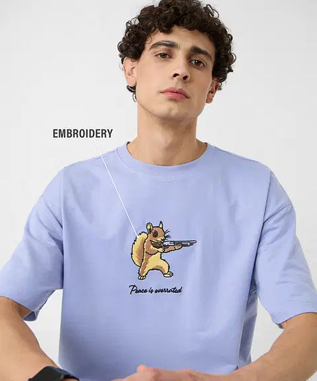 Peace Is Overrated Oversized T-Shirts