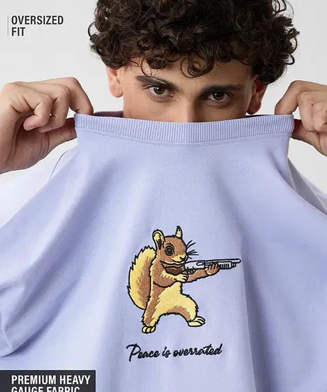 Peace Is Overrated Oversized T-Shirts